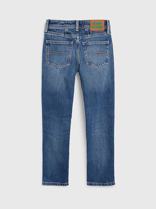 Tommy Hilfiger Harper Straight Faded Farmer Lány Denim | TH865BVH