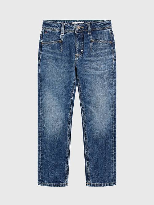 Tommy Hilfiger Harper Straight Faded Farmer Lány Denim | TH865BVH