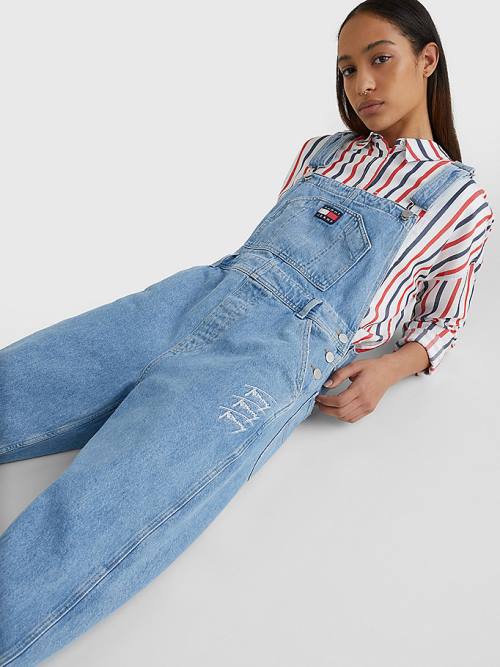 Tommy Hilfiger Hemp Denim Dungarees Farmer Női Denim | TH034UOR