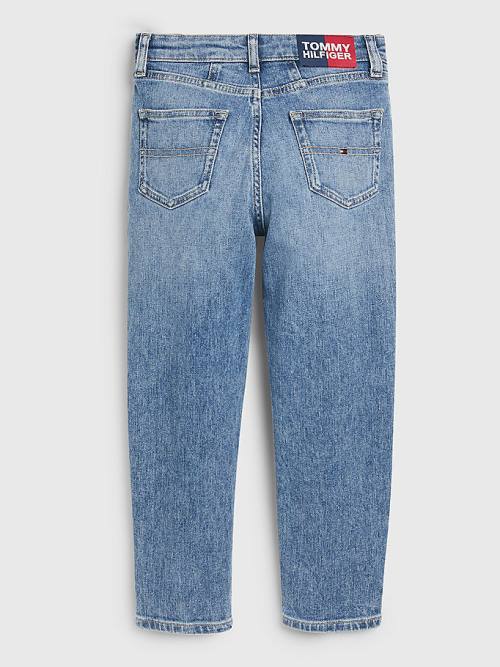 Tommy Hilfiger High Rise Tapered Farmer Lány Denim | TH691CSW