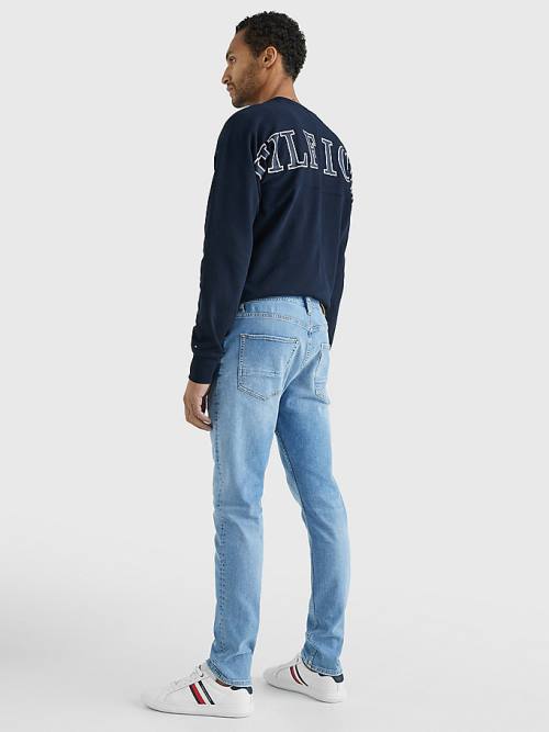 Tommy Hilfiger Houston Tapered Hemp Farmer Férfi Denim | TH401EOJ