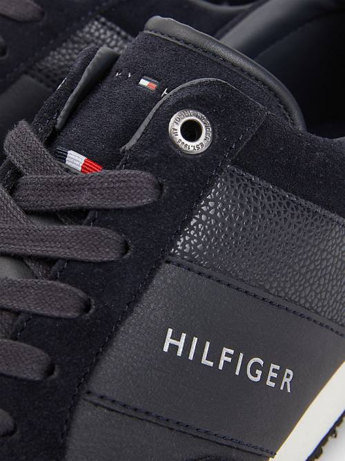 Tommy Hilfiger Iconic Csipke-Up Tornacipő Férfi Kék | TH745LWX