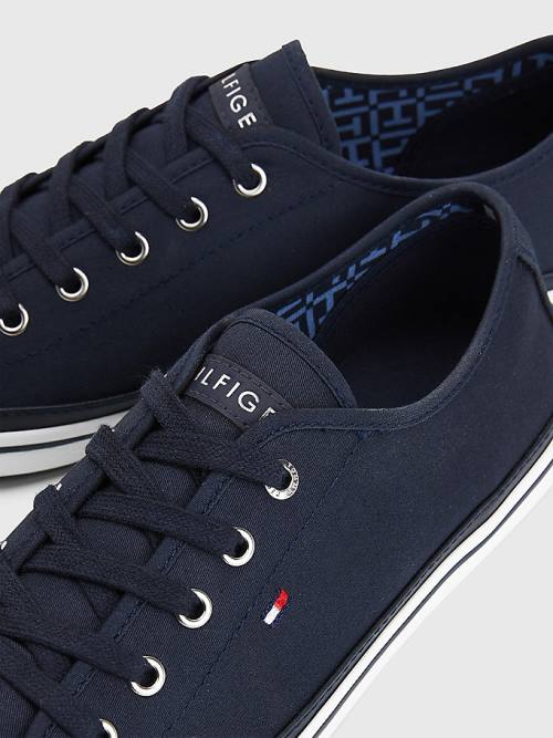 Tommy Hilfiger Iconic Logo Tornacipő Női Kék | TH923TEZ