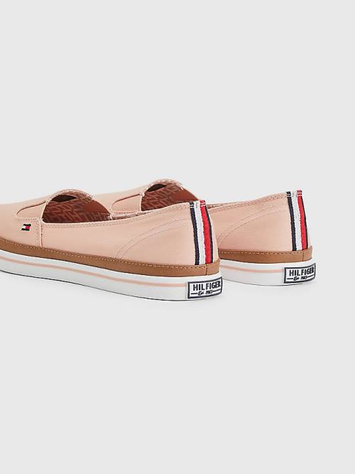 Tommy Hilfiger Iconic Slip-On Tornacipő Női Rózsaszín | TH541WSD