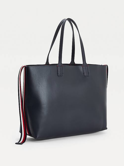 Tommy Hilfiger Iconic Tote Táska Női Kék | TH504TRO