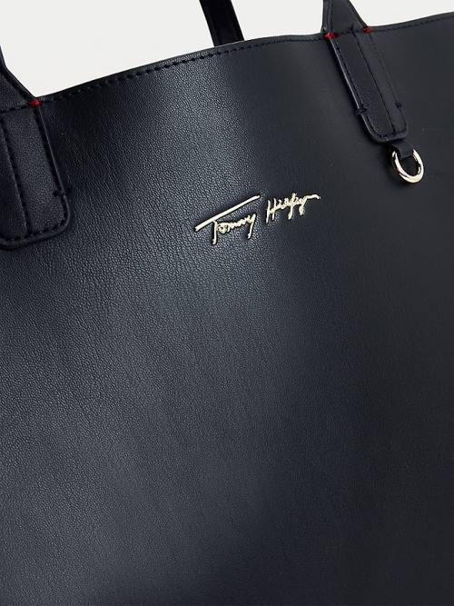 Tommy Hilfiger Iconic Tote Táska Női Kék | TH504TRO