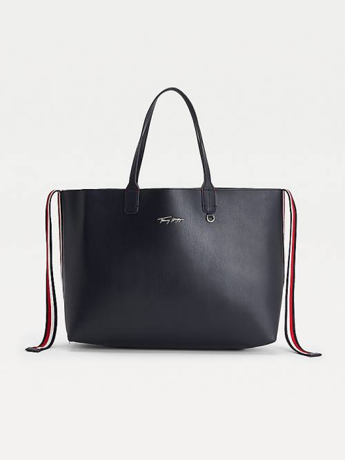 Tommy Hilfiger Iconic Tote Táska Női Kék | TH504TRO