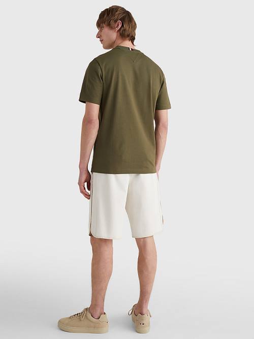 Tommy Hilfiger Icons Crest Póló Férfi Khaki | TH163IUO