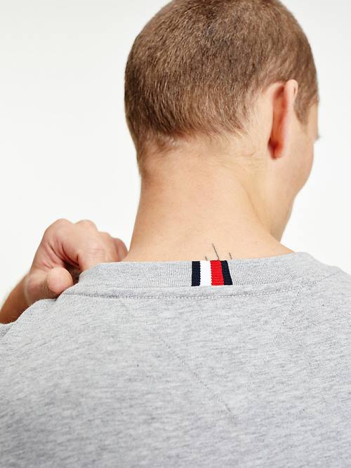 Tommy Hilfiger Icons Relaxed Fit Póló Férfi Szürke | TH386ZMO