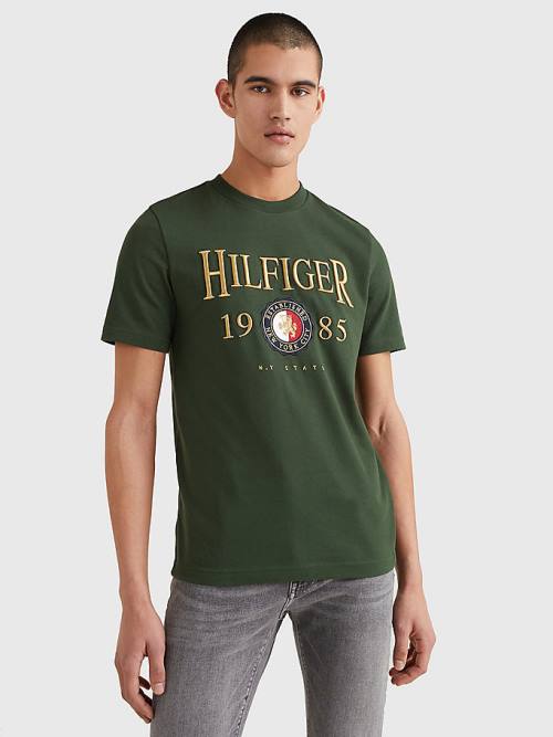 Tommy Hilfiger Icons Relaxed Fit Póló Férfi Zöld | TH590OPQ