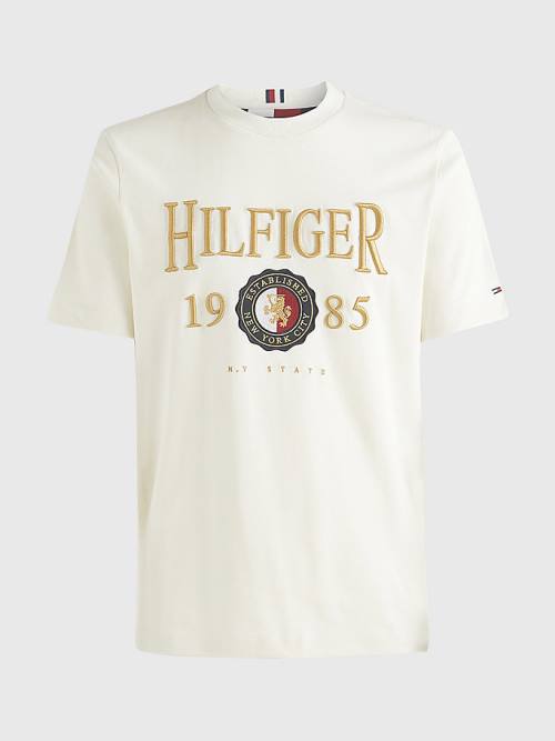 Tommy Hilfiger Icons Relaxed Fit Póló Férfi Fehér | TH915NPF