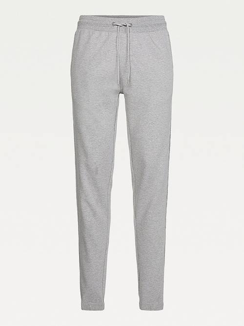 Tommy Hilfiger Intechno Knit Logo Tape Joggers Nadrág Férfi Szürke | TH915FLP