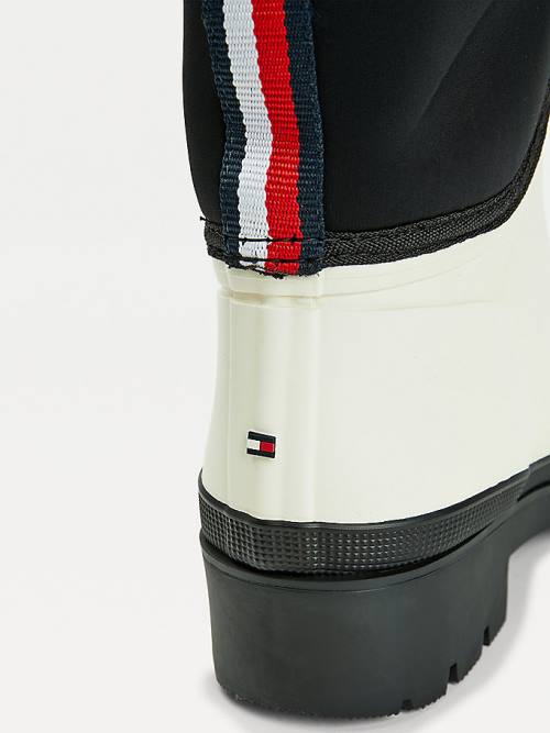 Tommy Hilfiger Klipsz Chelsea Rain Bakancs Női Fehér | TH896UGE