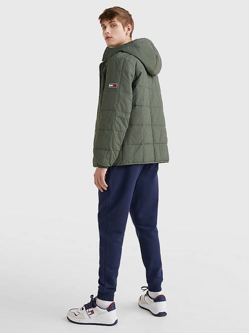 Tommy Hilfiger Könnyű Quilted Kabát Férfi Zöld | TH461CLH