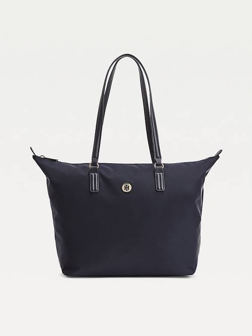 Tommy Hilfiger Large Recycled Tote Táska Női Kék | TH916UPQ