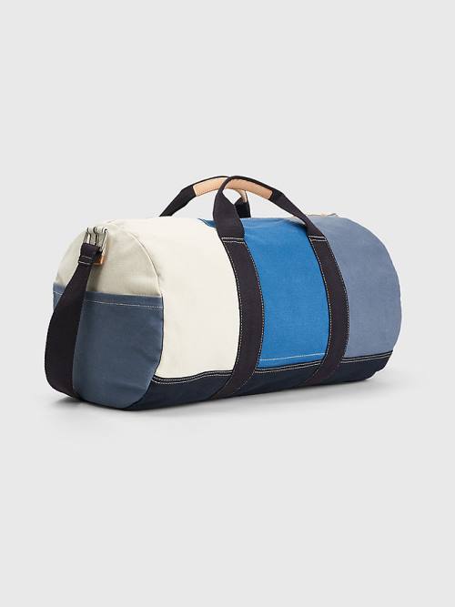 Tommy Hilfiger Large Vászon Duffle Táska Férfi Kék | TH046KCX