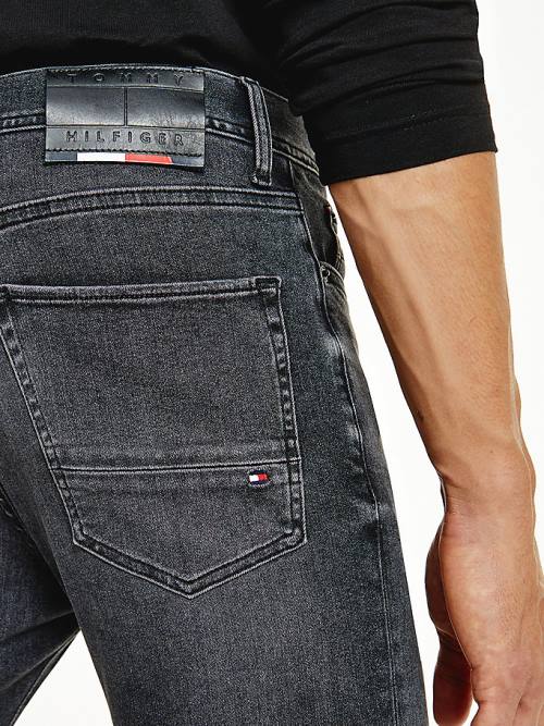 Tommy Hilfiger Layton Extra Slim Faded Black Farmer Férfi Denim | TH147MSO