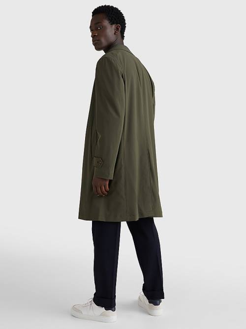 Tommy Hilfiger Light Trench Dzseki Férfi Zöld | TH028DPS