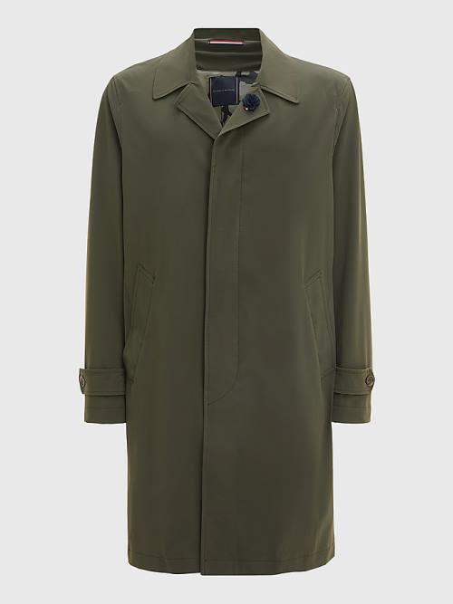 Tommy Hilfiger Light Trench Dzseki Férfi Zöld | TH028DPS