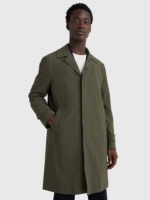 Tommy Hilfiger Light Trench Dzseki Férfi Zöld | TH028DPS