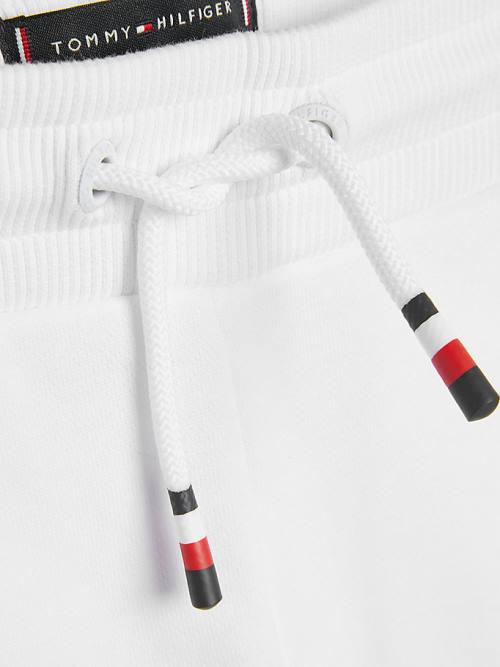 Tommy Hilfiger Logo Drawstring Joggers Nadrág Fiú Fehér | TH327FCV