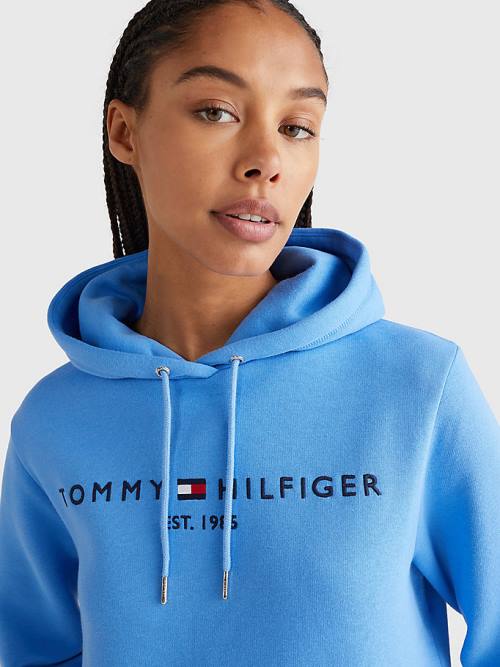 Tommy Hilfiger Logo Ruha Női Kék | TH193GSR