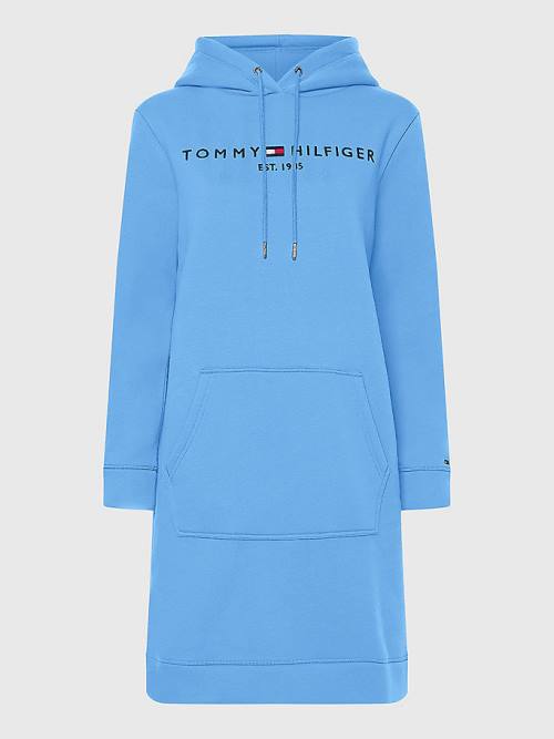 Tommy Hilfiger Logo Ruha Női Kék | TH193GSR