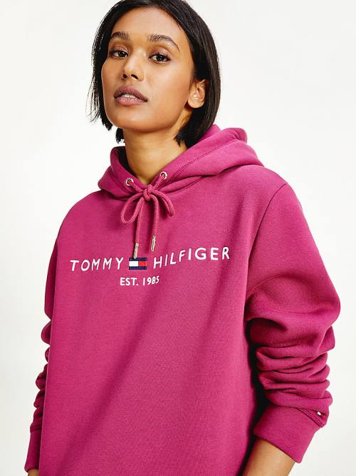 Tommy Hilfiger Logo Ruha Női Piros | TH531BJY