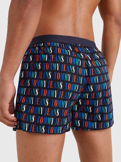 Tommy Hilfiger Logo Waistband Boxer Shorts Fehérnemű Férfi Bézs | TH806QGL