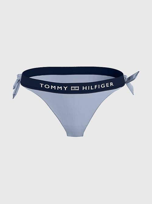 Tommy Hilfiger Logo Waistband Cheeky Fit Bikini Bottoms Fürdőruha Női Kék | TH798LUZ