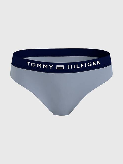 Tommy Hilfiger Logo Waistband Classic Bikini Bottoms Fürdőruha Női Kék | TH123AHY