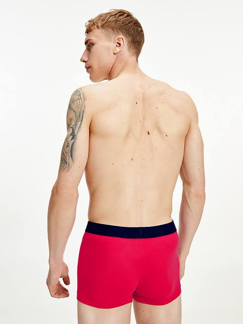 Tommy Hilfiger Logo Waistband Trunks Fehérnemű Férfi Rózsaszín | TH489XCM