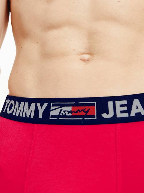 Tommy Hilfiger Logo Waistband Trunks Fehérnemű Férfi Rózsaszín | TH489XCM