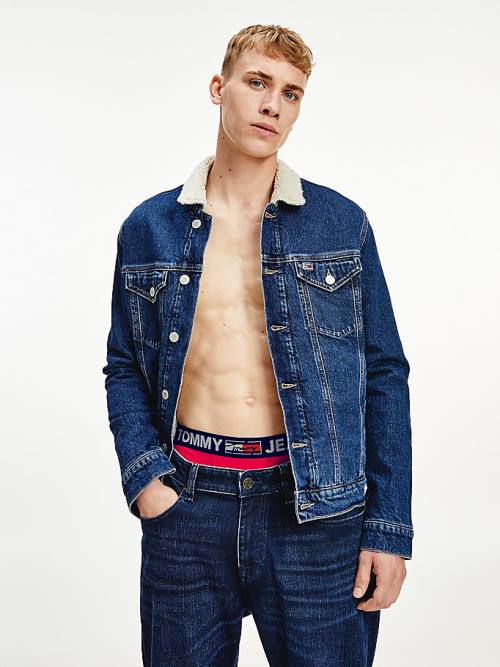 Tommy Hilfiger Logo Waistband Trunks Fehérnemű Férfi Rózsaszín | TH489XCM