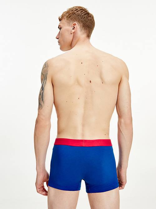 Tommy Hilfiger Logo Waistband Trunks Fehérnemű Férfi Kék | TH507XJK