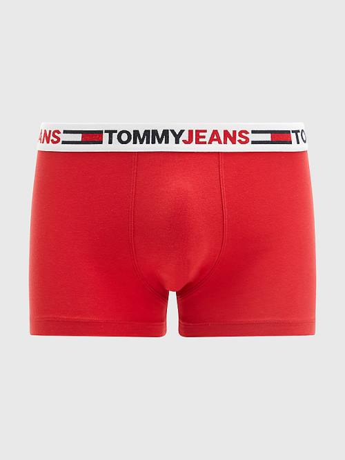 Tommy Hilfiger Logo Waistband Trunks Fehérnemű Férfi Piros | TH512MXC