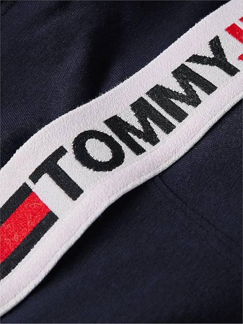 Tommy Hilfiger Logo Waistband Trunks Fehérnemű Férfi Kék | TH537WHJ