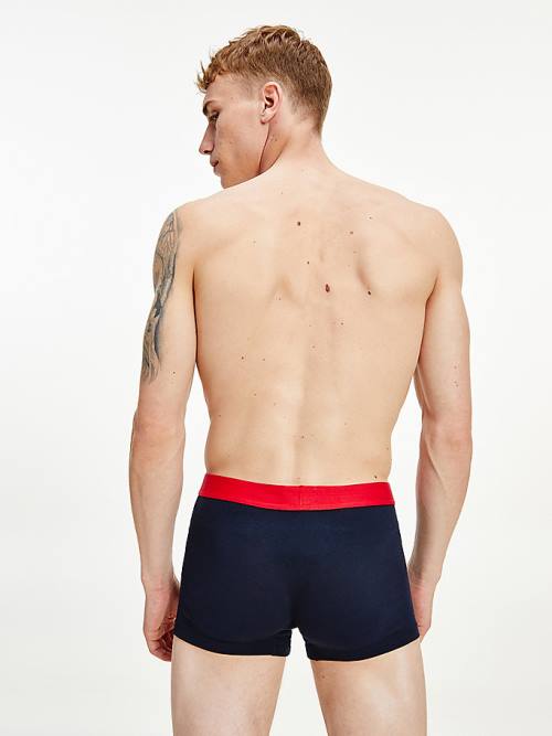 Tommy Hilfiger Logo Waistband Trunks Fehérnemű Férfi Kék | TH547ZEF