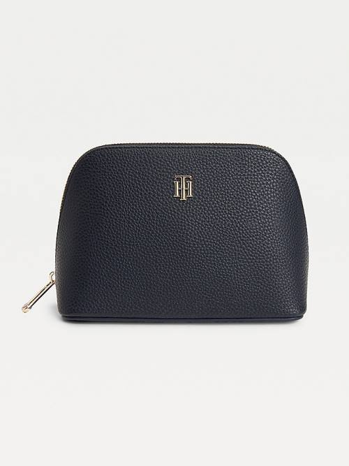 Tommy Hilfiger Logo Washbag Táska Női Kék | TH568VGB