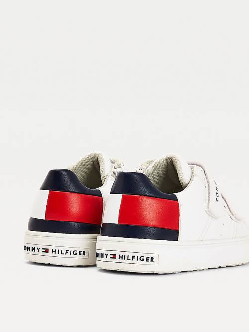 Tommy Hilfiger Low-Top Tornacipő Fiú Fehér | TH409KJG