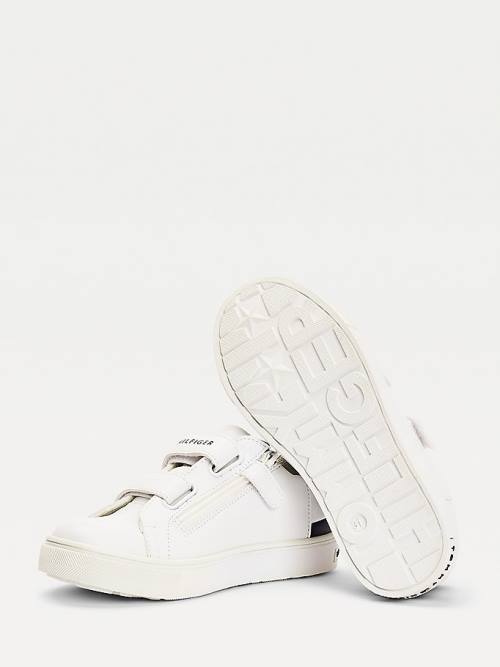 Tommy Hilfiger Low-Top Tornacipő Fiú Fehér | TH409KJG