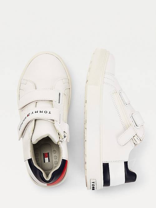 Tommy Hilfiger Low-Top Tornacipő Fiú Fehér | TH409KJG