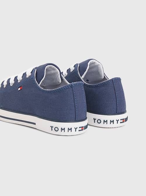 Tommy Hilfiger Low-Top Tornacipő Fiú Kék | TH560CXZ