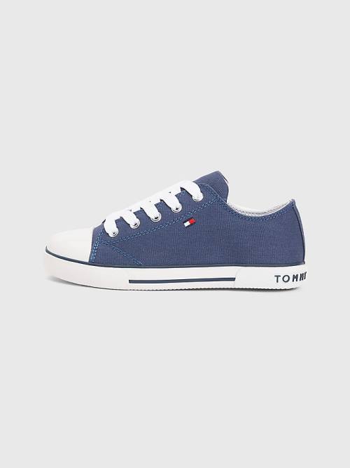 Tommy Hilfiger Low-Top Tornacipő Fiú Kék | TH560CXZ