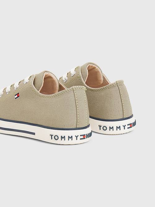 Tommy Hilfiger Low-Top Tornacipő Fiú Zöld | TH402NTD