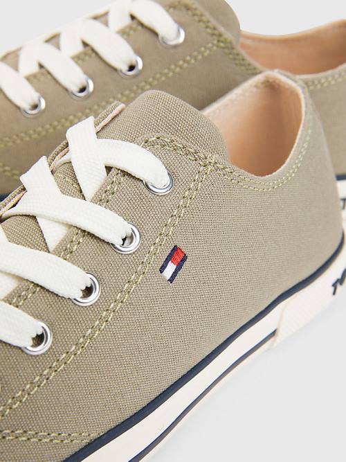 Tommy Hilfiger Low-Top Tornacipő Fiú Zöld | TH402NTD