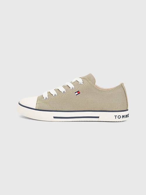 Tommy Hilfiger Low-Top Tornacipő Fiú Zöld | TH402NTD