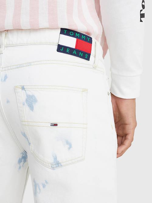 Tommy Hilfiger Marbled Tapered Fit Farmer Férfi Denim | TH942IGD