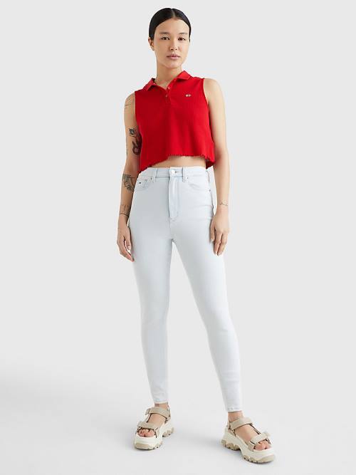 Tommy Hilfiger Melany Ultra High Rise Super Skinny Farmer Női Denim | TH503BGD