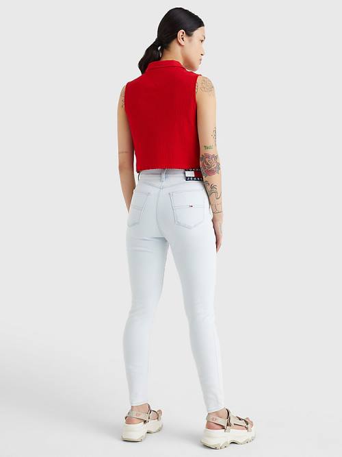 Tommy Hilfiger Melany Ultra High Rise Super Skinny Farmer Női Denim | TH503BGD